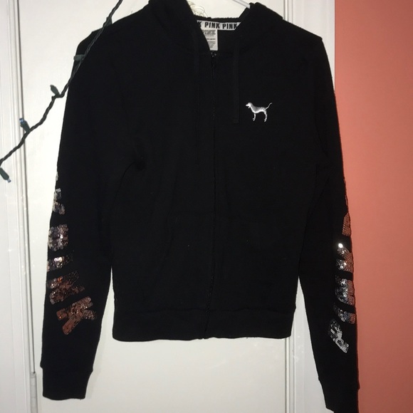PINK Victoria's Secret Sweaters - Black hoodie